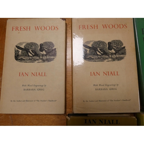 65 - NIALL IAN.  The Gamekeeper & 5 other vols. Each with wood eng. illus. in d.w's.  ... 