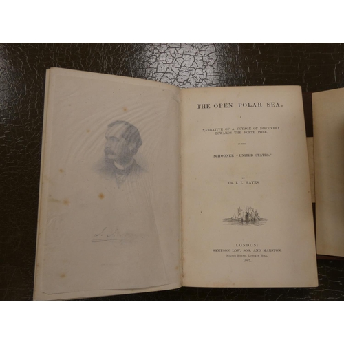 81 - HAYES ISAAC I.  The Open Polar Sea, A Narrative of a Voyage ... in the Schooner United Sta... 