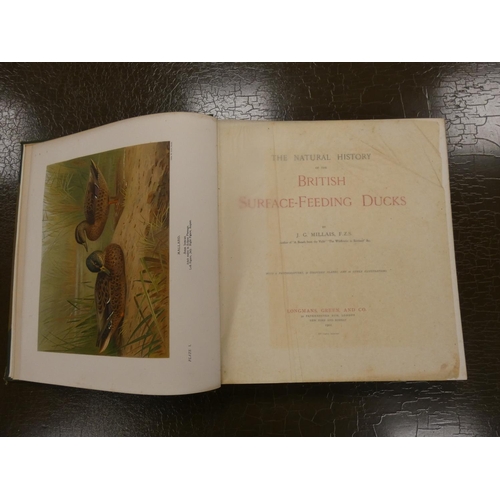 91 - MILLAIS J. G.  The Natural History of the British Surface-Feeding Ducks. Ltd. ed. Photogra... 