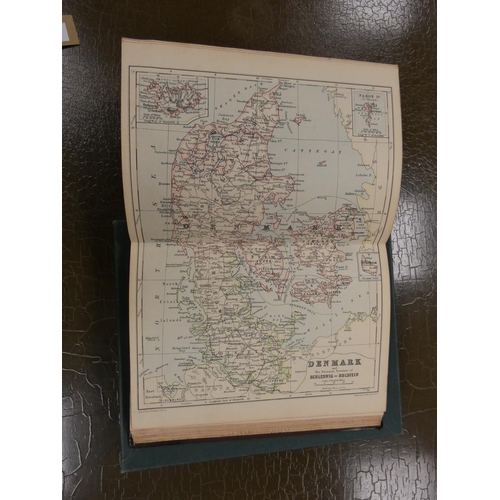 96 - JOHNSTON W. & A. K.  Students British Encyclopedia Atlas. 36 double page maps & plans. Small... 