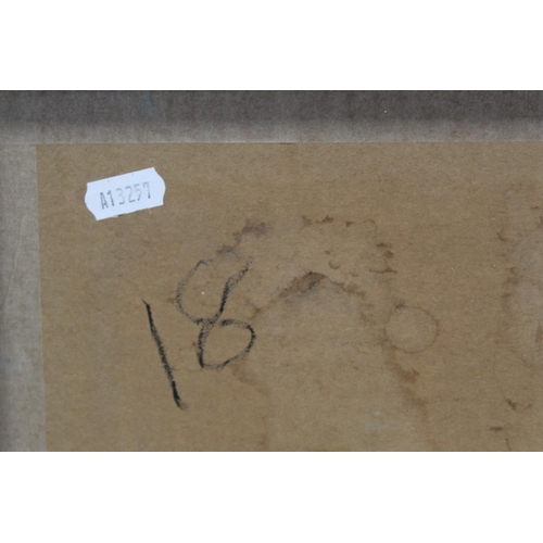 169 - 20th Century French School.Black splatter abstract.38cm x 32cm.Signed with initials A.P., dated 1978... 