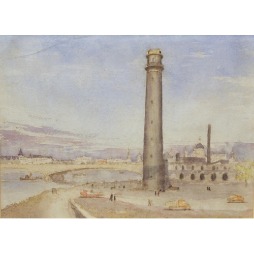 501 - Philip Poyser (1912-1988).Site of the Royal Festival Hall.Watercolour.28cm x 38cm.Signed, title on l... 