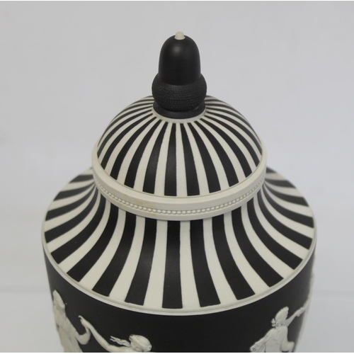 485 - 20th century Wedgwood black dip jasperware 