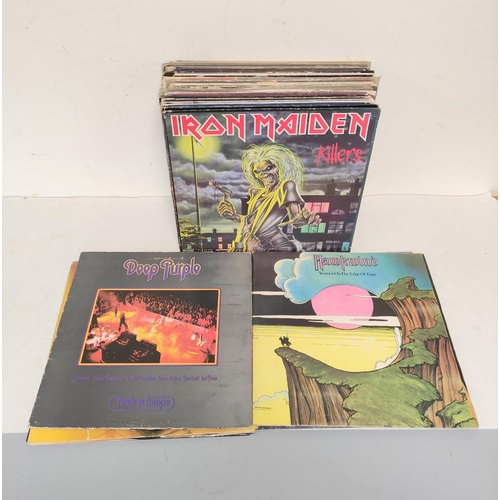 504 - Collection of Lp records to include an American pressing of Deep Purple's Purple Passages, Jimi Hend... 