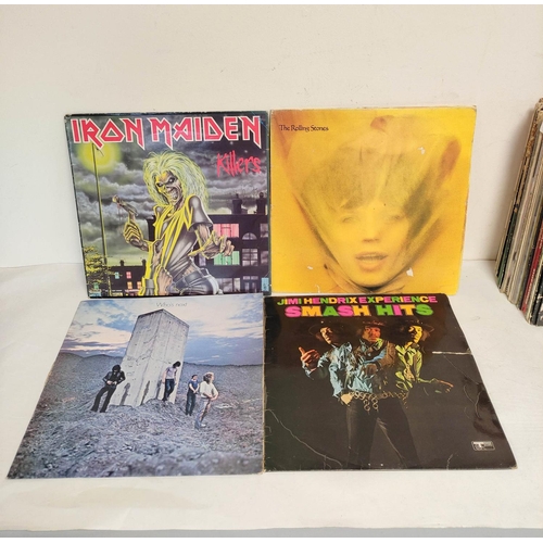 504 - Collection of Lp records to include an American pressing of Deep Purple's Purple Passages, Jimi Hend... 