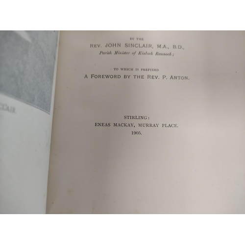 10 - MCWHIRTER DAVID, of Whithorn.  A Ploughboy's Musings. Orig. green cloth. 2nd ed. Isle of Whithorn, 1... 