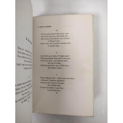 10 - MCWHIRTER DAVID, of Whithorn.  A Ploughboy's Musings. Orig. green cloth. 2nd ed. Isle of Whithorn, 1... 