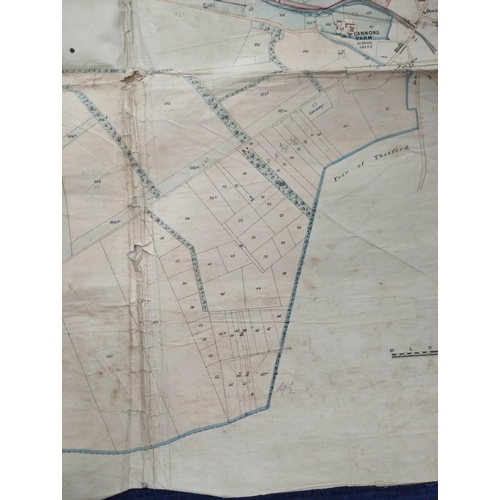 20 - Thetford, Norfolk.  Plan of the Thetford Estate in the Counties of Norfolk & Suffolk, ... 