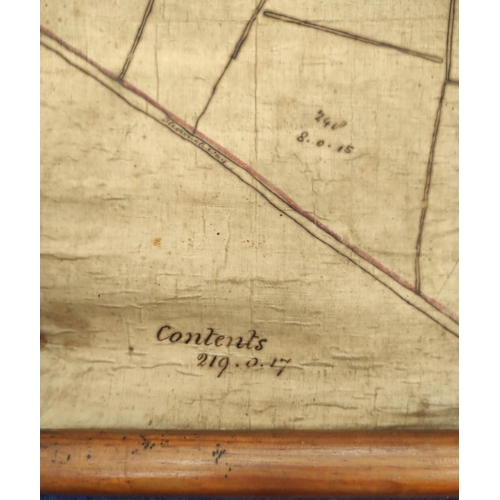 21 - Lathwaite, Cockerham, Lancaster.  Large hand col. plan with table entitled 