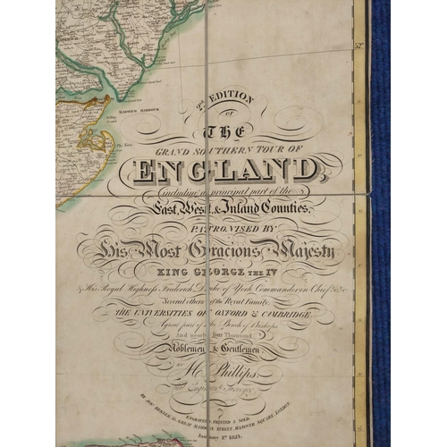 22 - PHILLIPS M.  The Grand Southern Tour of England including a Principal Part of the East, We... 