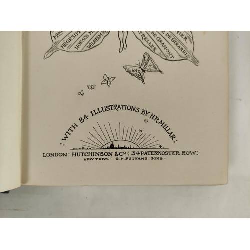 30 - HUTCHINSON & CO. (Pubs).  The Silver Fairy Book. Illus. by H. R. Millar. Stylish blue & silv... 