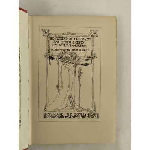 31 - MORRIS WILLIAM.  The Defence of Guenevere & Other Poems. Frontis, title & plates by Jessie M... 