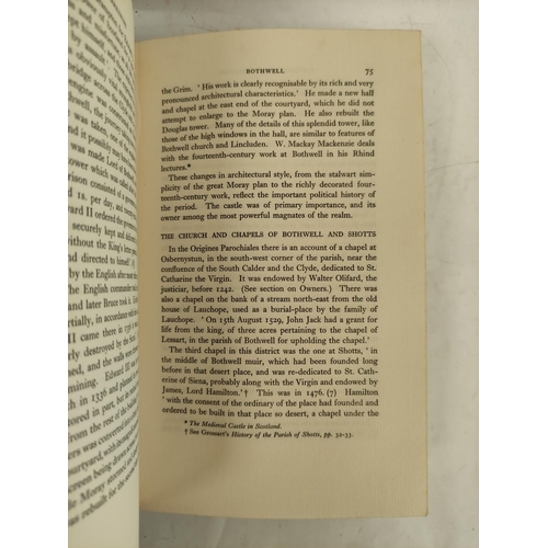 4 - WILSON J. A.  A Contribution to the History of Lanarkshire. 2 vols. Illus. Orig. blue cloth in d.w's... 