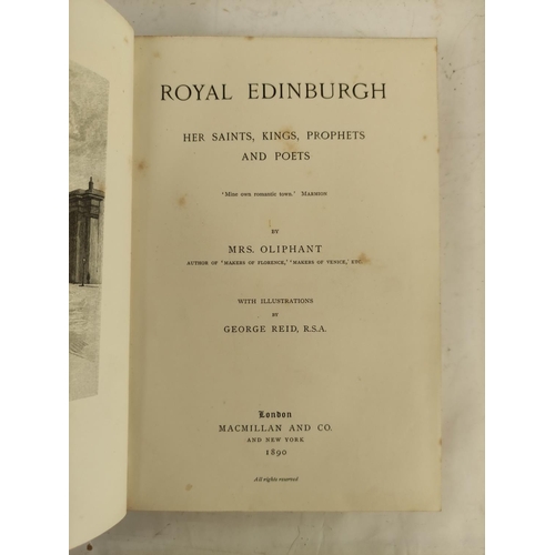 5 - GREEN C. E.  East Lothian. Illus. Large 8vo. Orig. brown cloth gilt. 1907; also 4 vols. Edinburgh &a... 