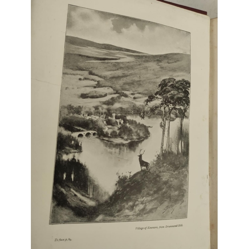 6 - MACMILLAN HUGH.  The Highland Tay. Illus. Quarto. Orig. maroon cloth gilt. 1901; also E. A. Cooke, S... 