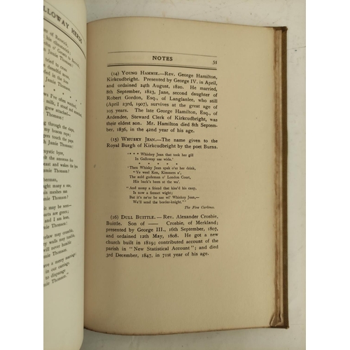 7 - (STURGEON SAMUEL).  The Galloway Herds, A Lampoon. Ltd. ed. 4/35. Fldg. facsimile broadsheet. Orig. ... 