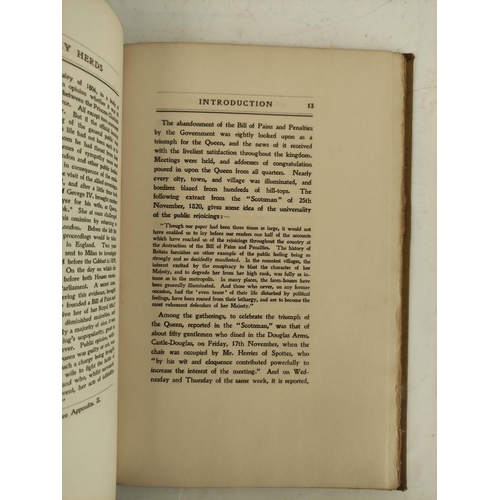 7 - (STURGEON SAMUEL).  The Galloway Herds, A Lampoon. Ltd. ed. 4/35. Fldg. facsimile broadsheet. Orig. ... 