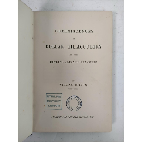 8 - Scottish Local History.  Vols. re. Falkirk, Dundee, Dollar, Arbroath & Dunblane.  (5).... 