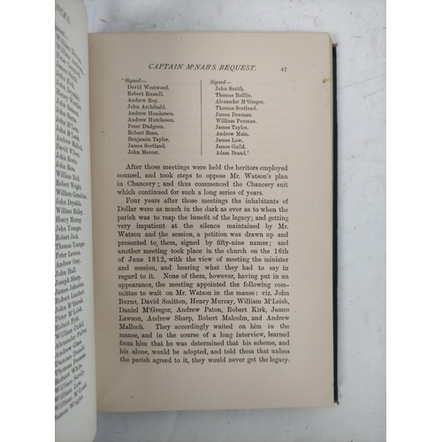 8 - Scottish Local History.  Vols. re. Falkirk, Dundee, Dollar, Arbroath & Dunblane.  (5).... 