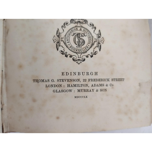 8 - Scottish Local History.  Vols. re. Falkirk, Dundee, Dollar, Arbroath & Dunblane.  (5).... 