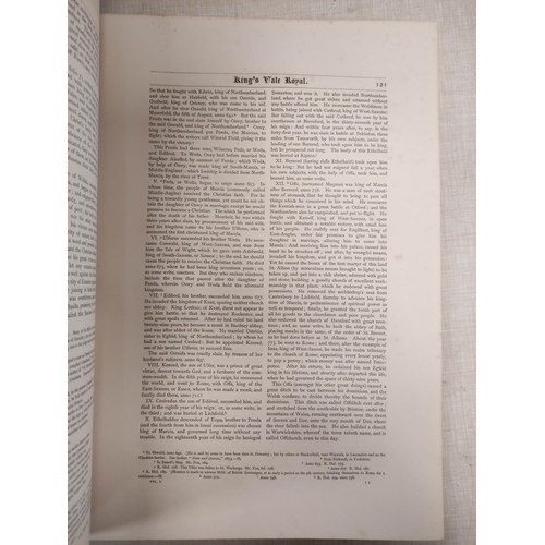 253 - ORMEROD GEORGE. The History of the County Palatine & City of Chester. 3 vols. Frontis, plates &a... 