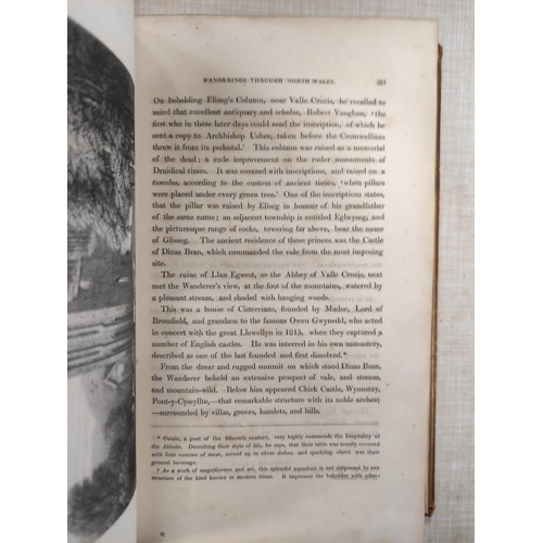 258 - ROSCOE THOMAS.  Wanderings & Excursions in North Wales. Eng. frontis, title & plat... 