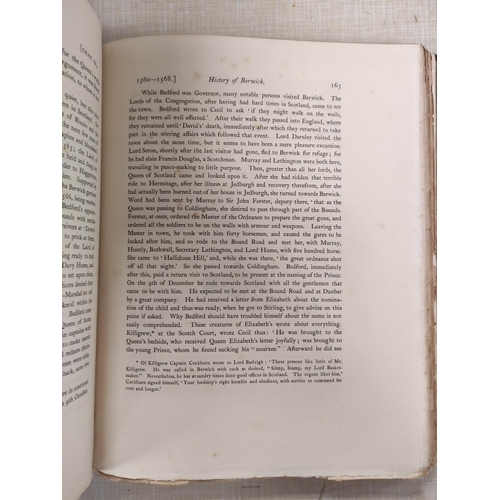 260 - SCOTT JOHN.  Berwick-Upon-Tweed, The History of the Town & Guild. Frontis & illus.... 