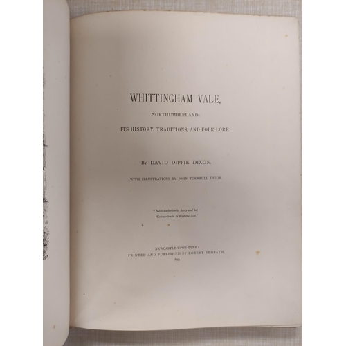 262 - DIPPIE DIXON DAVID.  Whittingham Vale and Upper Coquetdale. The former ltd. ed. deluxe 71/... 