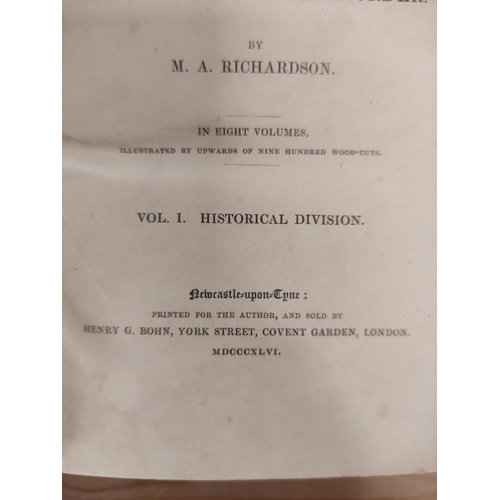 266 - RICHARDSON M. A.  The Borderer's Table Book or Gatherings of the Local History & Roman... 