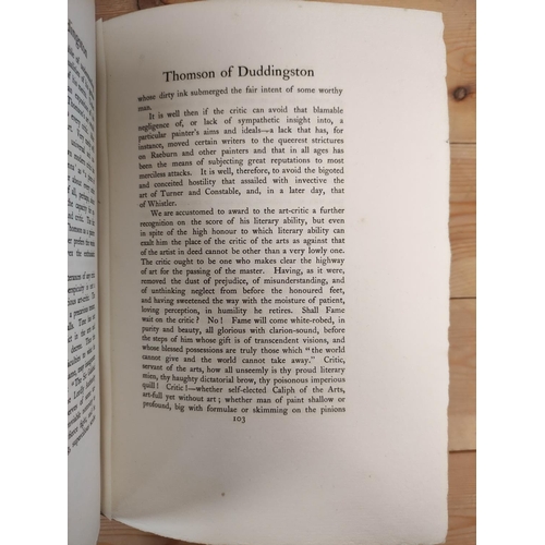 276 - NAPIER ROBERT W.  John Thomson of Duddingston, Landscape Painter. Many illus. Thick small ... 