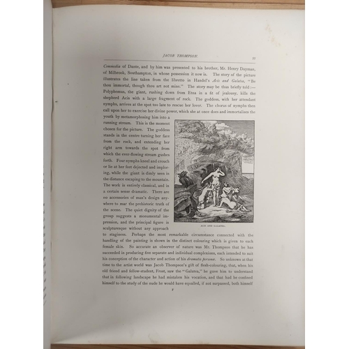 276 - NAPIER ROBERT W.  John Thomson of Duddingston, Landscape Painter. Many illus. Thick small ... 