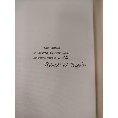 276 - NAPIER ROBERT W.  John Thomson of Duddingston, Landscape Painter. Many illus. Thick small ... 