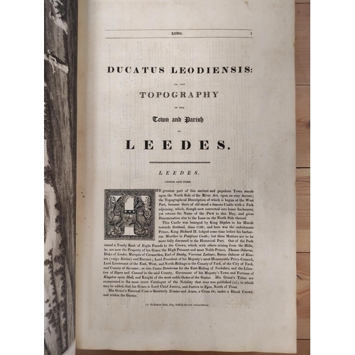 277 - THORESBY RALPH.  Ducatus Leodiensis or The Topography of the Town & Parish of Leedes. ... 