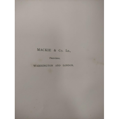 278 - COOKE JOHN H.  Bibliotheca Cestriensis or A Biographical Account of the County of Chester.... 