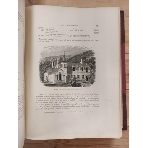 279 - WHITAKER THOMAS D.  The History & Antiquities of the Deanery of Craven. Ed. by A. W. M... 