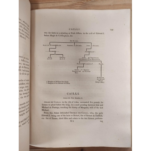 286 - BANKS T. C.  The Dormant & Extinct Baronage of England. Vols. 1 to 3 (excludes the 183... 