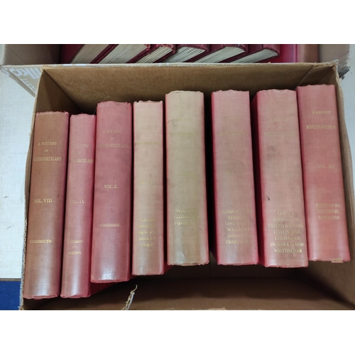 295 - NORTHUMBERLAND COUNTY HISTORY COMMITTEE.  A History of Northumberland. The set of 15 vols.... 