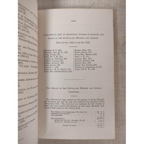 296 - HIGGINS MRS NAPIER.  The Bernards of Abington & Nether Winchendon. 4 vols. Orig. dark ... 