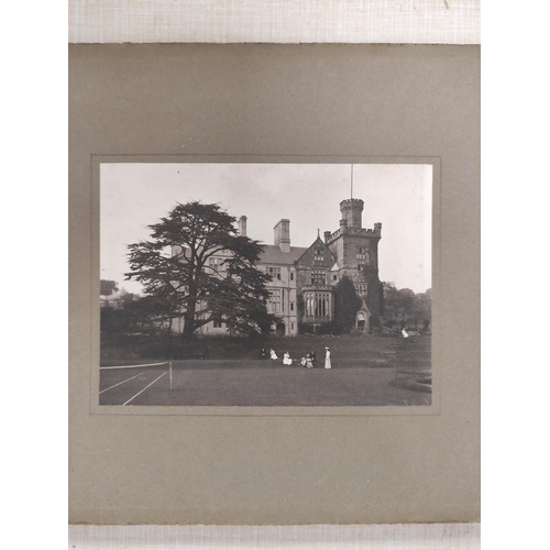 305 - Breadsall Priory.  Album of photographs of this country house incl. interiors. Attributed to Alfred ... 