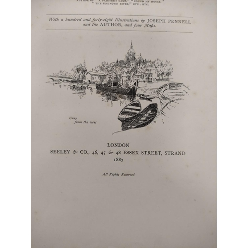 308 - HYMANS LOUIS.  Bruxelles a Travers les Ages. 2 vols. Col. & other plates, plans & ... 