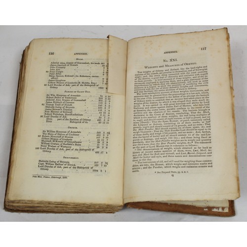 209 - PETERKIN ALEXANDER.  Rentals of the Ancient Earldom & Bishoprick of Orkney. Orig. brds... 