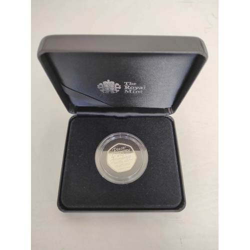 113 - Great Britain- Limited edition boxed 2020 Withdrawal From the European Union Brexit 50 pence proof s... 