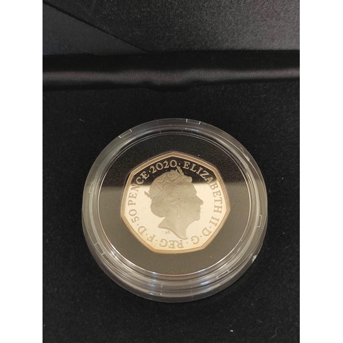 113 - Great Britain- Limited edition boxed 2020 Withdrawal From the European Union Brexit 50 pence proof s... 