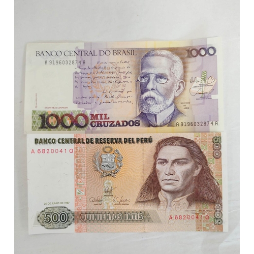 133 - Banknotes- Pristine world banknotes predominantly comprising of Central & South American issues ... 