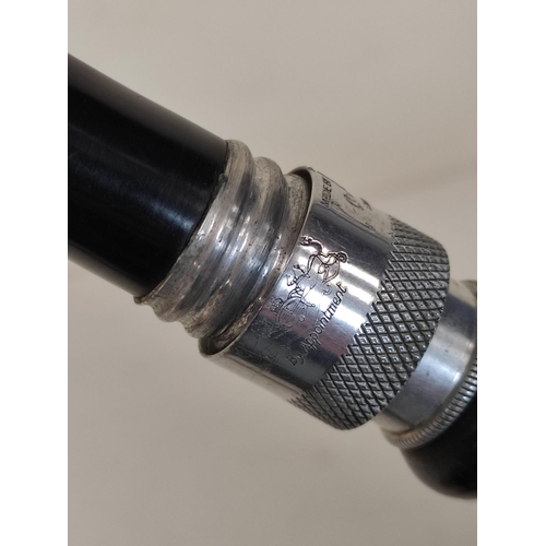 226 - Vintage Hardy's of Alnwick split cane trout rod in canvas bag. 9ft in length with screw locking sect... 