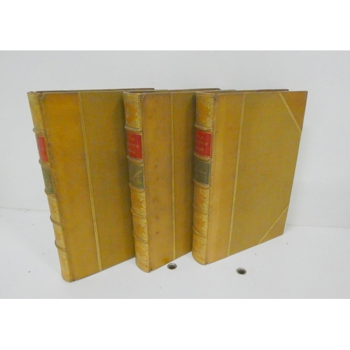 204 - BROWN JOHN.  Horae Subsecivae. The set of 3 vols. Port. frontis. Half calf, gilt backs, a.e.g. 1910.... 