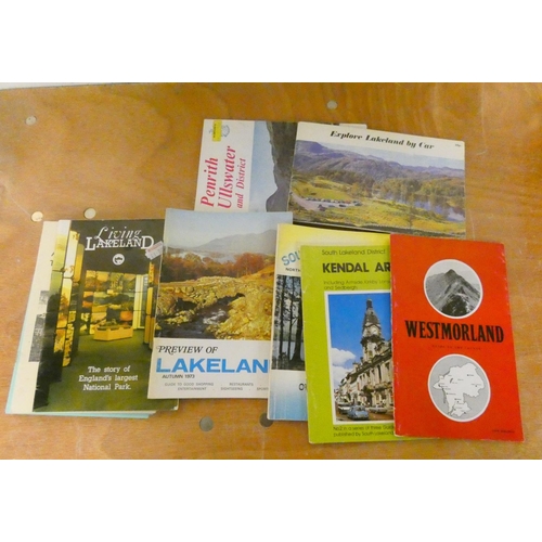 230 - Cumbria & Northern.  A large carton of softback publications, guides, periodicals, etc... 