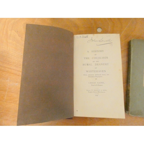 271 - CAINE CAESAR.  A History of the Churches of the Rural Deanery of Whitehaven. Cloth backed ... 