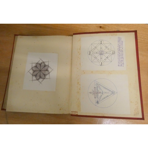 66 - (ANDREW JOHN).  The Pendulograph. A Victorian small quarto album presented by John Andrew to Mr... 