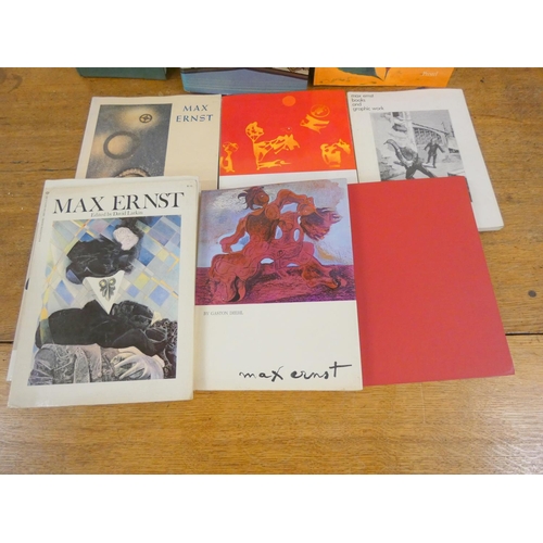 81 - ERNST MAX.   10 illus. quarto vols. re. Max Ernst.